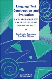 Language Test Construction and Evaluation